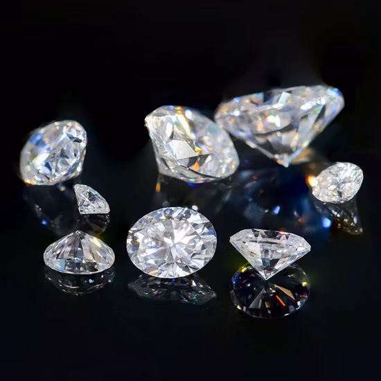 Atacado todos os tamanhos vvs venda imperdível pedra acsscher cortada pura moissanita branca pedras soltas para fabricação de joias